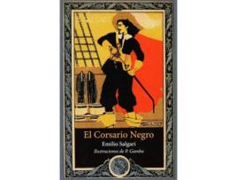 Livro El Corsario Negro de Emilio Salgari (Espanhol)