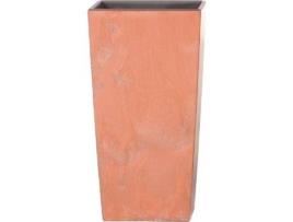 Vaso  Urbi Square Beton Efect (Laranja - 40 x 40 x 75 cm)