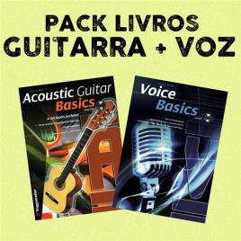 Conjunto 2 Livros Acoustic Guitar + Voice Basics