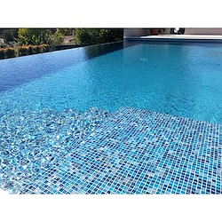 Pastilha 20X20CM SYMPHONY GIVERNY AZUL