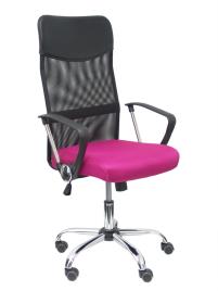 Cadeira de Escritório Gontar  710CRRP Preto Cor de Rosa