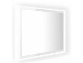 Espelho  com LED (Aglomerado - 60x8,5x37 cm - Branco)