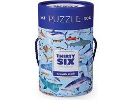 Puzzle  Shark Piece Puzzle in Canister (Idade Mínima: 4)