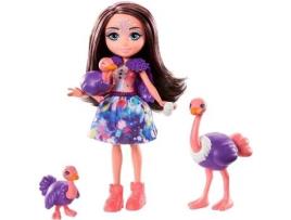 Boneca  Enchantimals Ofelia Ostrich Familia Avestruz  (Idade Mínima: 3 anos)