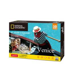 Puzzle 3D National Geographic Venice ST Mark's Square 107 peças