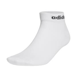 Adidas Meias De Tornozelo Nc 3 Pares EU 37-39 White / Black