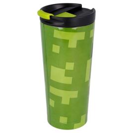 Stor Copo Térmico De Aço Inoxidável Minecraft 425ml One Size Green / Blue