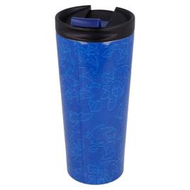 Stor Copo De Café De Aço Inoxidável Sonic The Hedgehog 425ml One Size Blue / Black