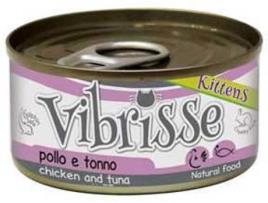 Ração para Gatos VIBRISSE (70 g - Húmida - Sabor: Atum e Frango)