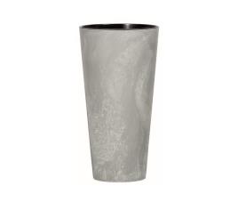 Vaso  Tubus Slim Effect (Cinzento - 15 x 15 x 28.6 cm)