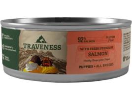 Ração para Cães TRAVENESS (18x85 g - Húmida - Sabor: Salmão)