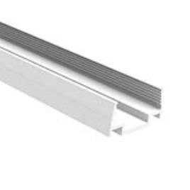 Perfil de fixação transparente para tira led 15x6mm