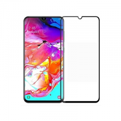 Película Vidro Temperado Samsung Galaxy A70 5D FG Preto