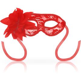 MÁSCARAS DE Renda EYEMASK E FLOR - VERMELHO