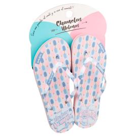 Lovely Story Sandálias De Dedo Ice Creams EU 38-39 White / Pink / Blue