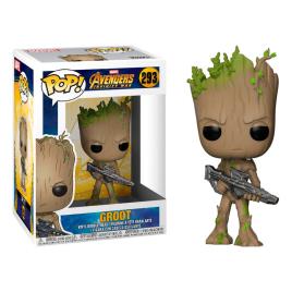 Pop Figure - Marvel Avengers Infinity War - Teen Groot With Gun
