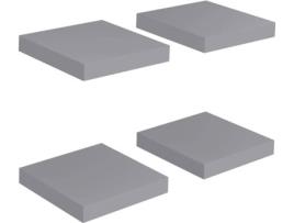 Prateleira  323846 (MDF - 23 x 23.5 x 3.8 cm - Cinzento)