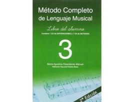 Livro Método Completo De Lenguaje Musical 3º Nivel. Libro Del Alumno de Mª Agustina Perandones Mánuel (Espanhol)