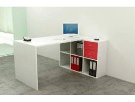 Secretária ARTEXPORT 2767 Branco (140x104x72cm - Madeira, Melamina)