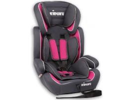 Cadeira Auto KIDUKU D6014E (Grupo 1/2/3 - Cinzento e Rosa)