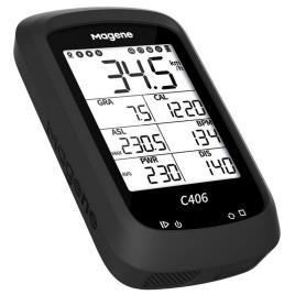 Magene Computador De Ciclismo Com Capa E Suporte De Silicone Gps C406 One Size Black