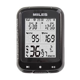 Ciclocomputador  Miles com GPS ANT+ Preto