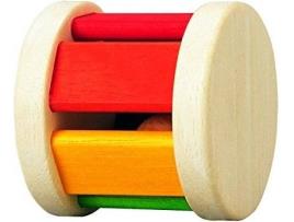 Brinquedos Musicais PLANTOYS Wooden Rainbow Baby Roller with Sound (Idade Minima: 4)