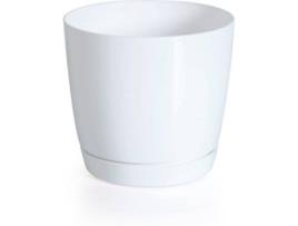 Vaso  Coubi Round P (Branco - 10 x 10 x 9.2 cm)
