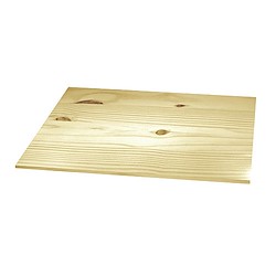 Painel de madeira maciça PINHO COM NÓ 1200X250X28MM REDONDO