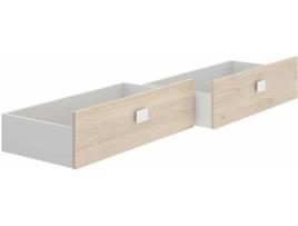 Conjunto de 2 Gavetas de Cama  03K4278643 (190x47x26 cm)