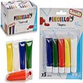 Jogo Têmperas 5 Cores (5 Pcs)