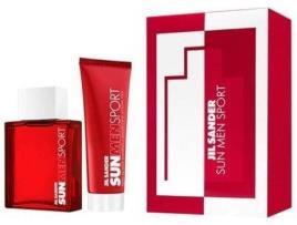 Coffret JIL SANDER Sun Sport Men Edt Spray 75 ml + All Champô Sobre Fresh 75 ml