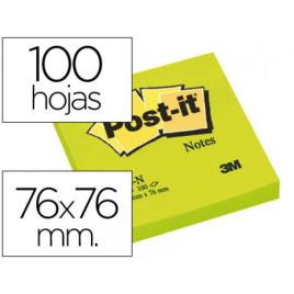 Bloco De Notas Aderentes Post-it 76x76 Verde Neon