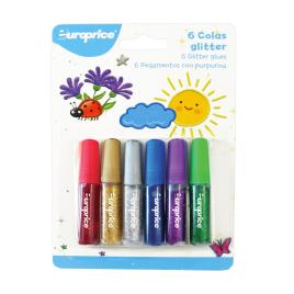 6 Colas Com Glitter