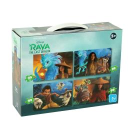 Puzzle Suitcase Raya Ii 4 Em 1, 99 Pcs