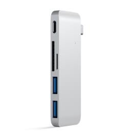 Type-c Pass-through Usb Hub (silver)