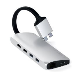 Satechi - Type-C Dual Multimedia Adapter (silver)