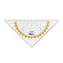 Esquadro Geometrico 16cm  Geoflex Transp.