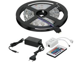 Fita LED  RGB (360 lm/m - Plástico - Branco)