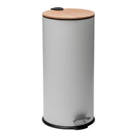 Balde De Cozinha Bambu-branco Coleção Baltik