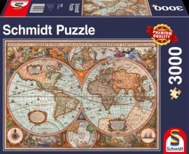 Schmidt Spiele Ancient World Map Puzzle 3000 Unid.