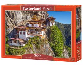 LAND VIEW OF PARO TAKTSANG BHUTAN 500 PCS, .