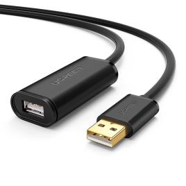 UGREEN 10319, 5 M, USB A, USB A, USB 2.0, PRETO