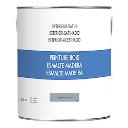 Tinta exterior para madeira ACETINADO 2.5L CINZA