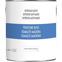 Tinta exterior para madeira ACETINADO 2.5L BRANCO