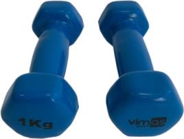 Halteres VIMAS SPORT Conjunto de vinil de 1 kg