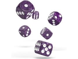 Dados OAKIE DOAKIE D6 16 mm Marble (12 Un - Roxo)