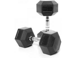 Halteres VIMAS SPORT hexagonais 17,5 kg. Conjunto. 2 pçs.