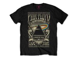 T-Shirt PINK FLOYD Carnegie Hall Poster S