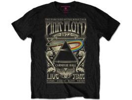 T-Shirt PINK FLOYD Carnegie Hall Poster S